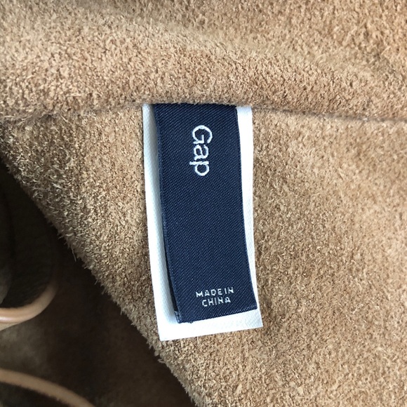 GAP Tan Leather Tote Bag - Picture 3 of 7